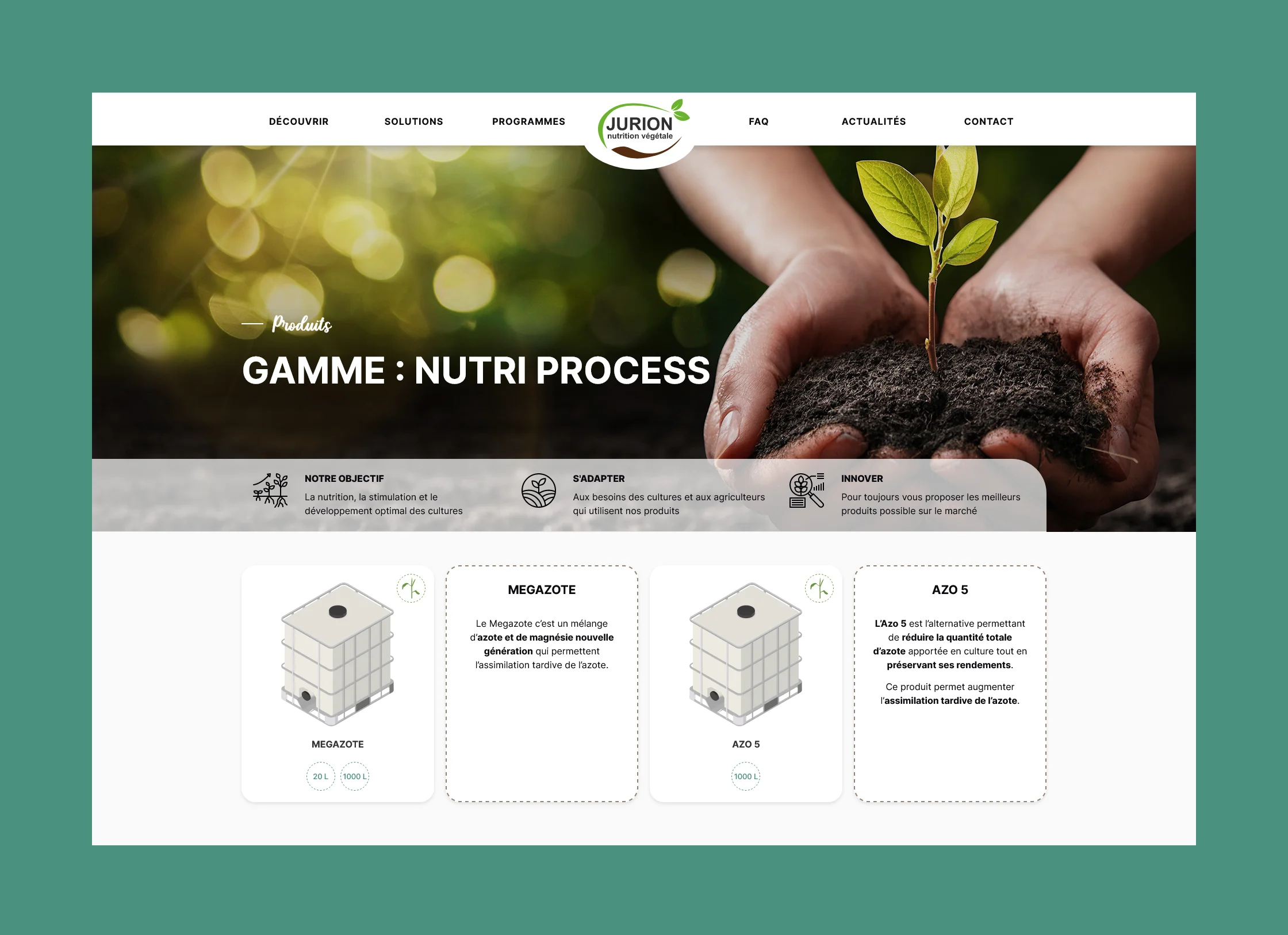 Page Gamme Nutri Process